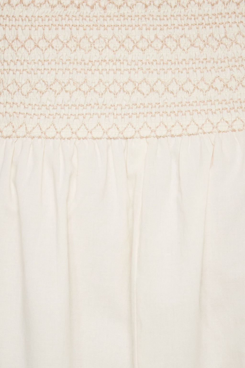 Jupe longue smockée taille basse