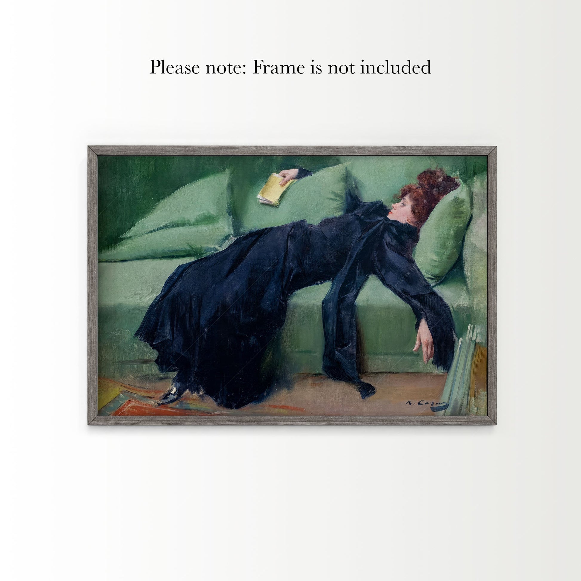 Ramon Casas Decadent Young Woman After the Dance Print – Belle Époque Art
