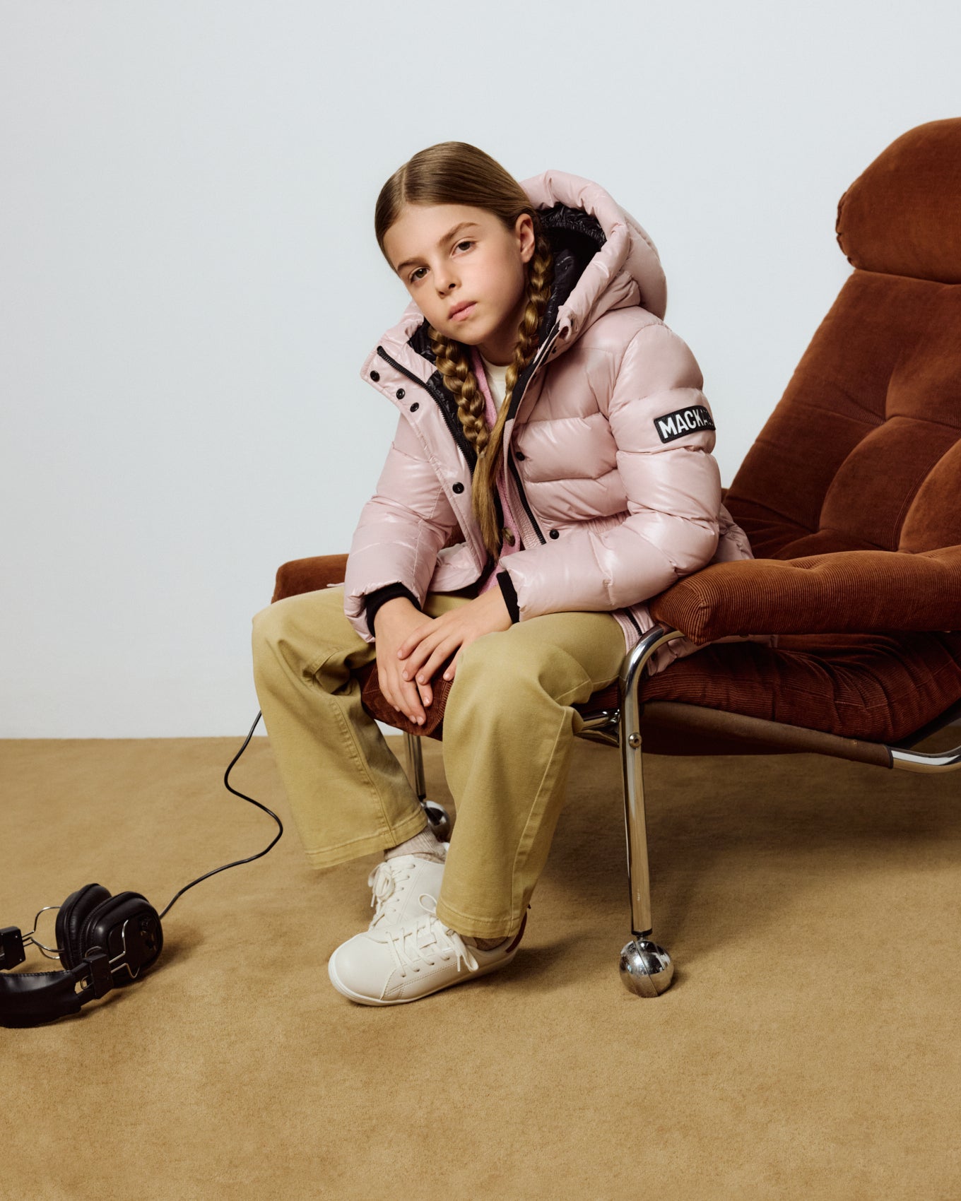 Parka en duvet ALANNIS Lustrous Medium avec capuche pour enfant (8-14 ans)