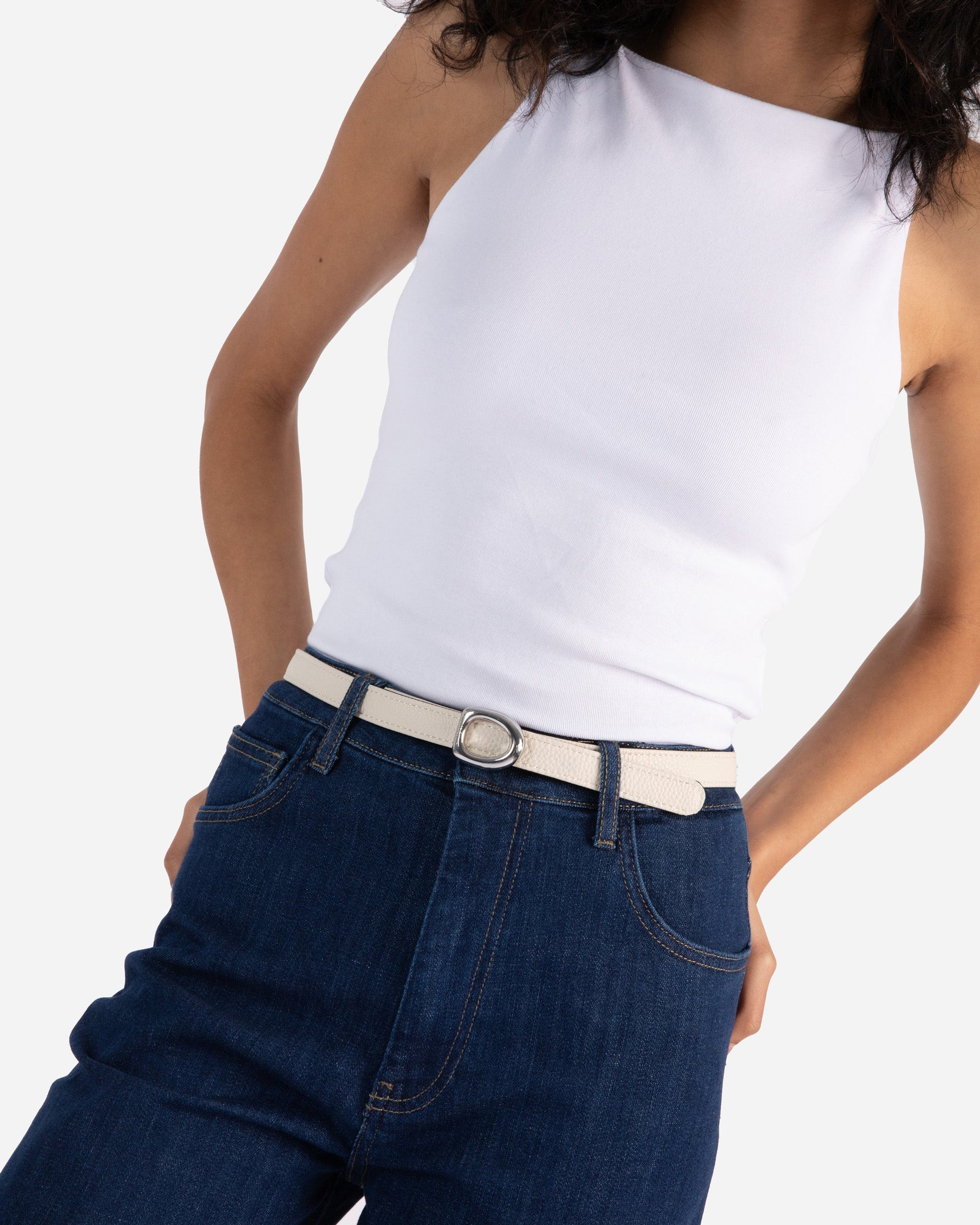 Ceinture réversible vegan pour femme AMY