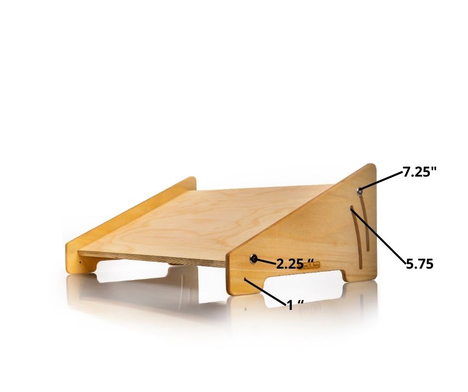 Adjustable Wooden Footrest