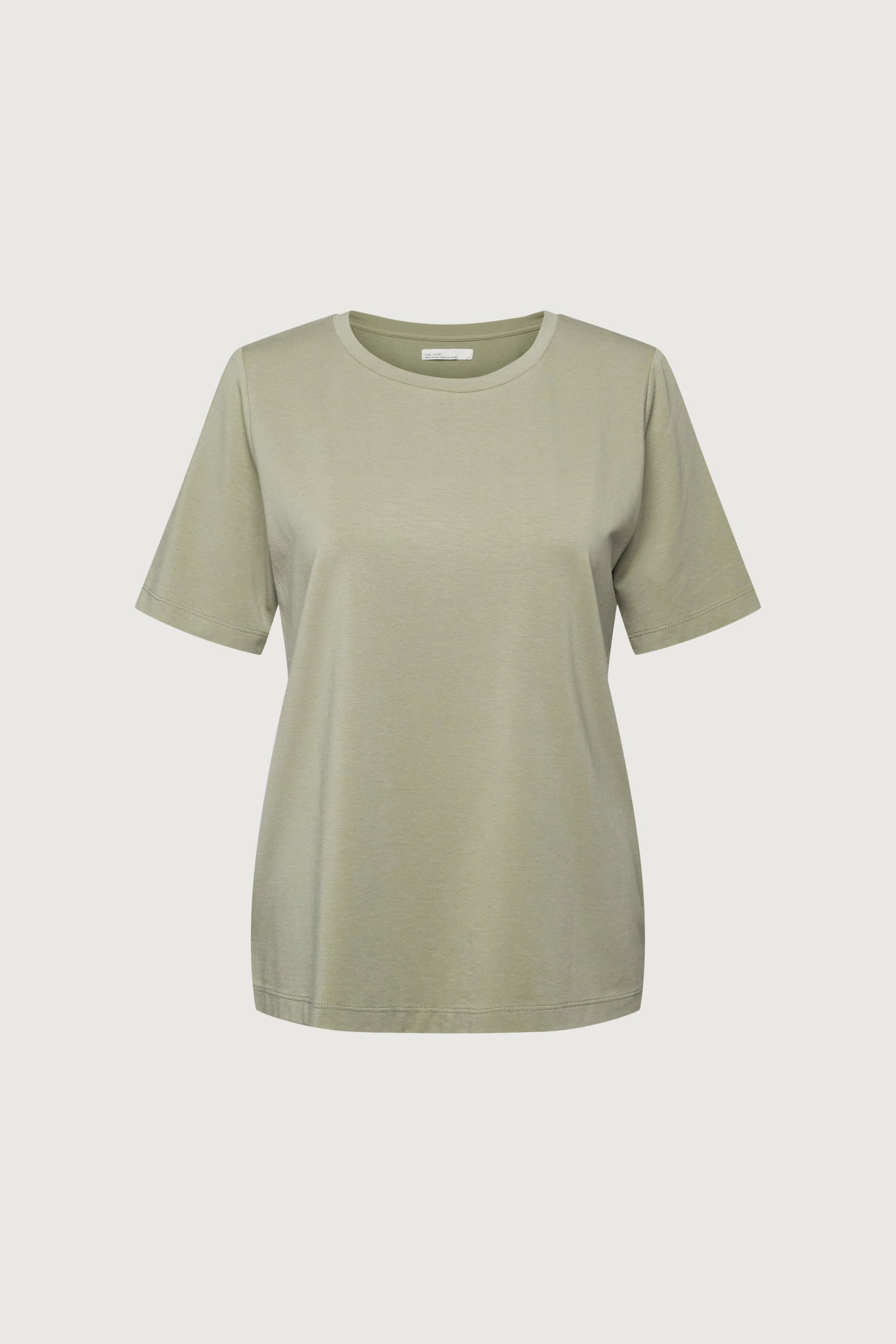 T-SHIRT À COL ROND EN COTON MODAL
