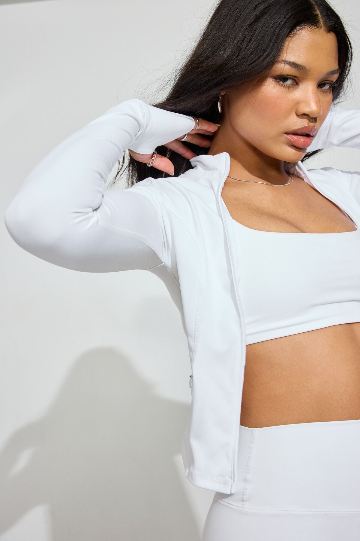 Active Long Sleeve Seamed Jacket