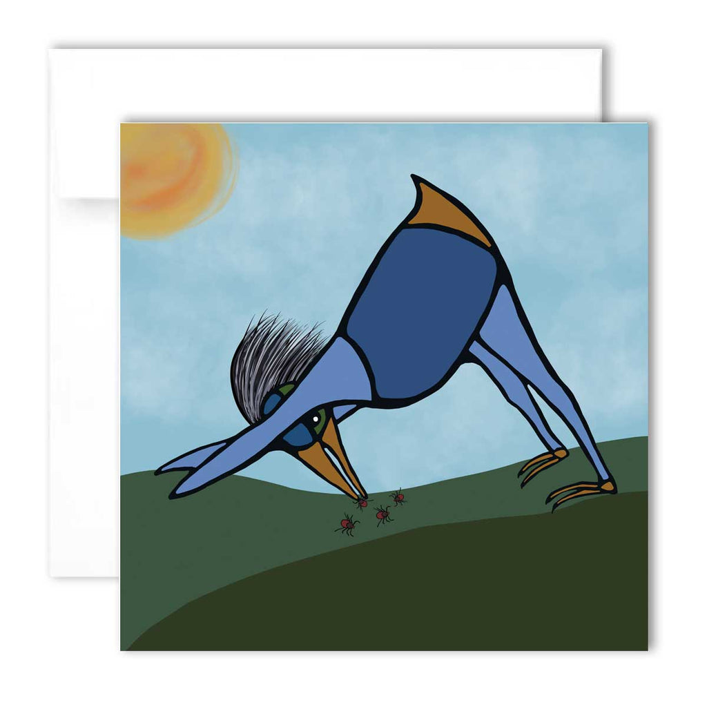 Greeting Card - Downward Facing Bird