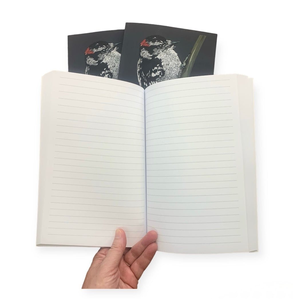 Notebook, Journal - Downy Woodpecker