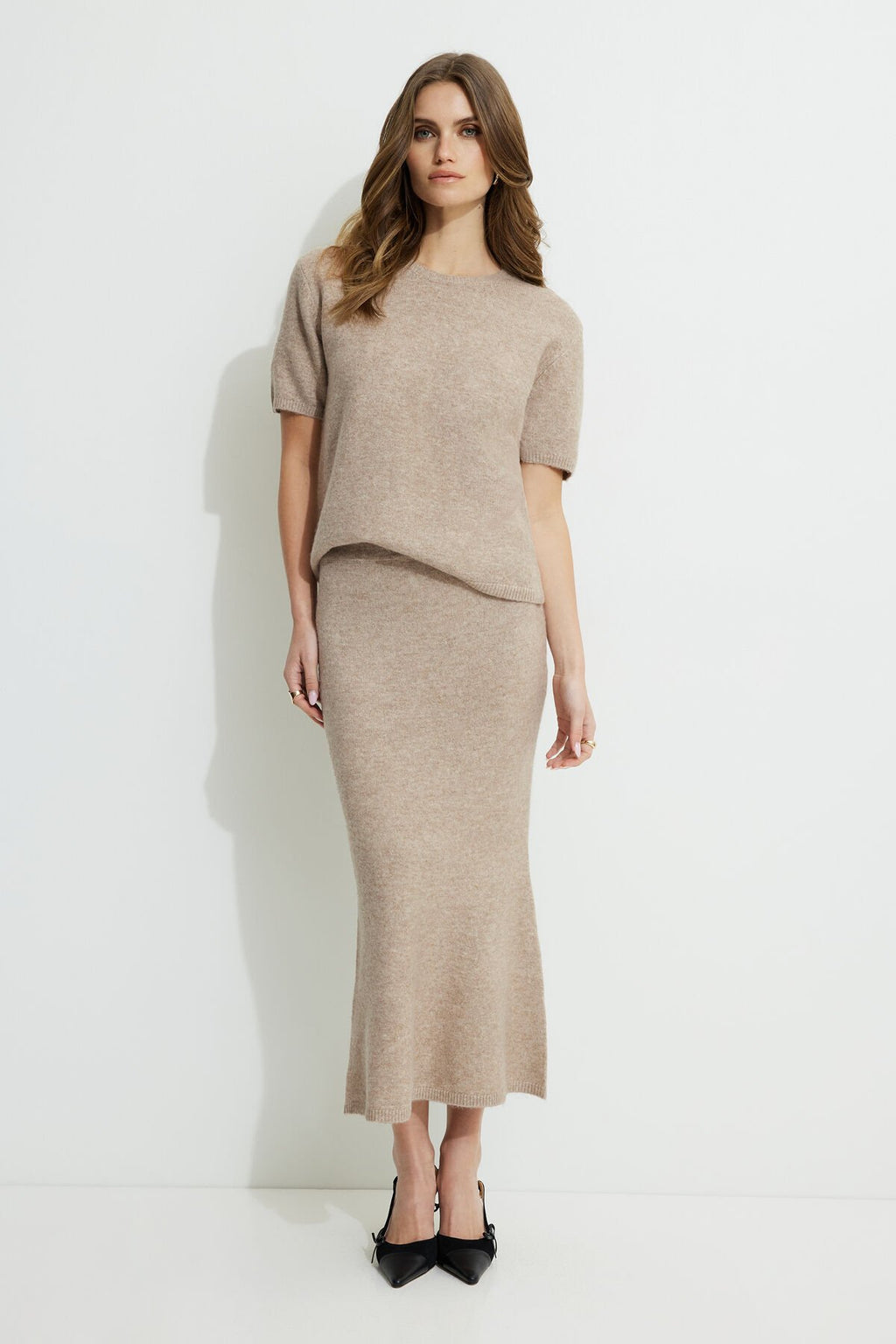 Knit Mermaid Maxi Skirt