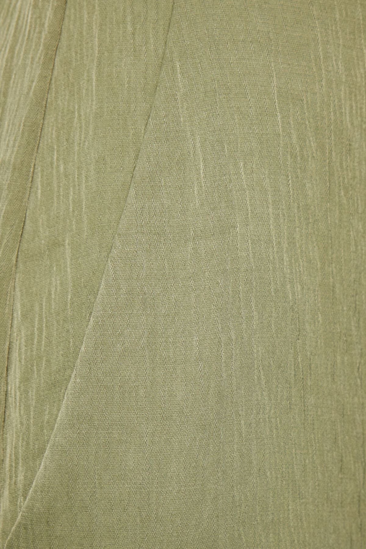 Pantalon large froissé
