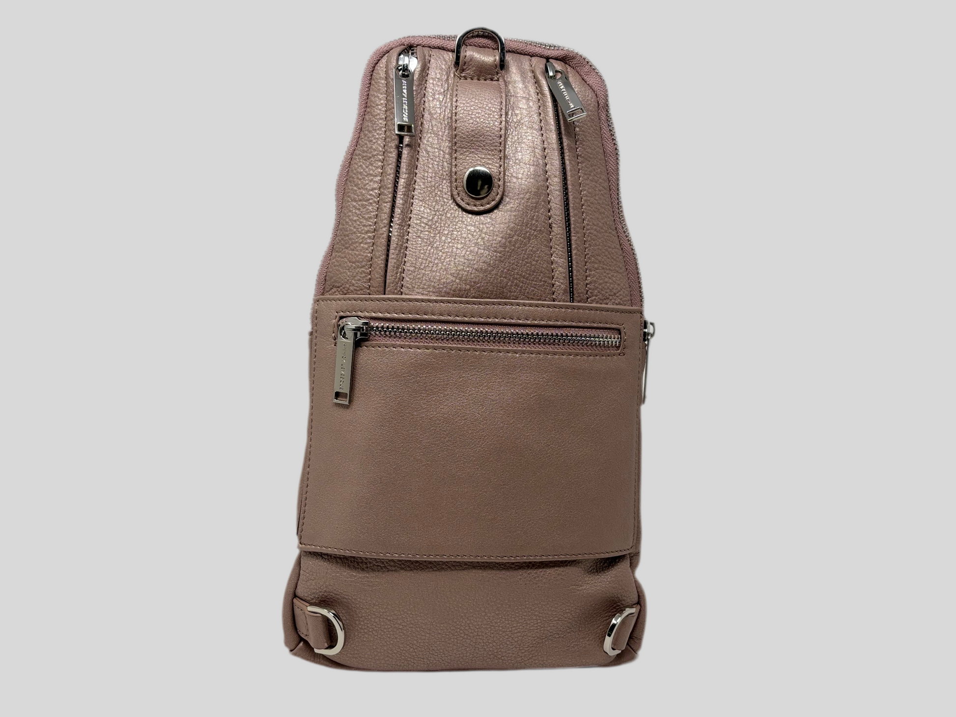 Sac bandoulière 3 en 1 Unisexe avec section pour carte RFID, Platine Gabriel