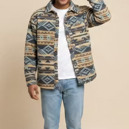 Blue and Cream  Grand Canyon Jacket (Unisex)