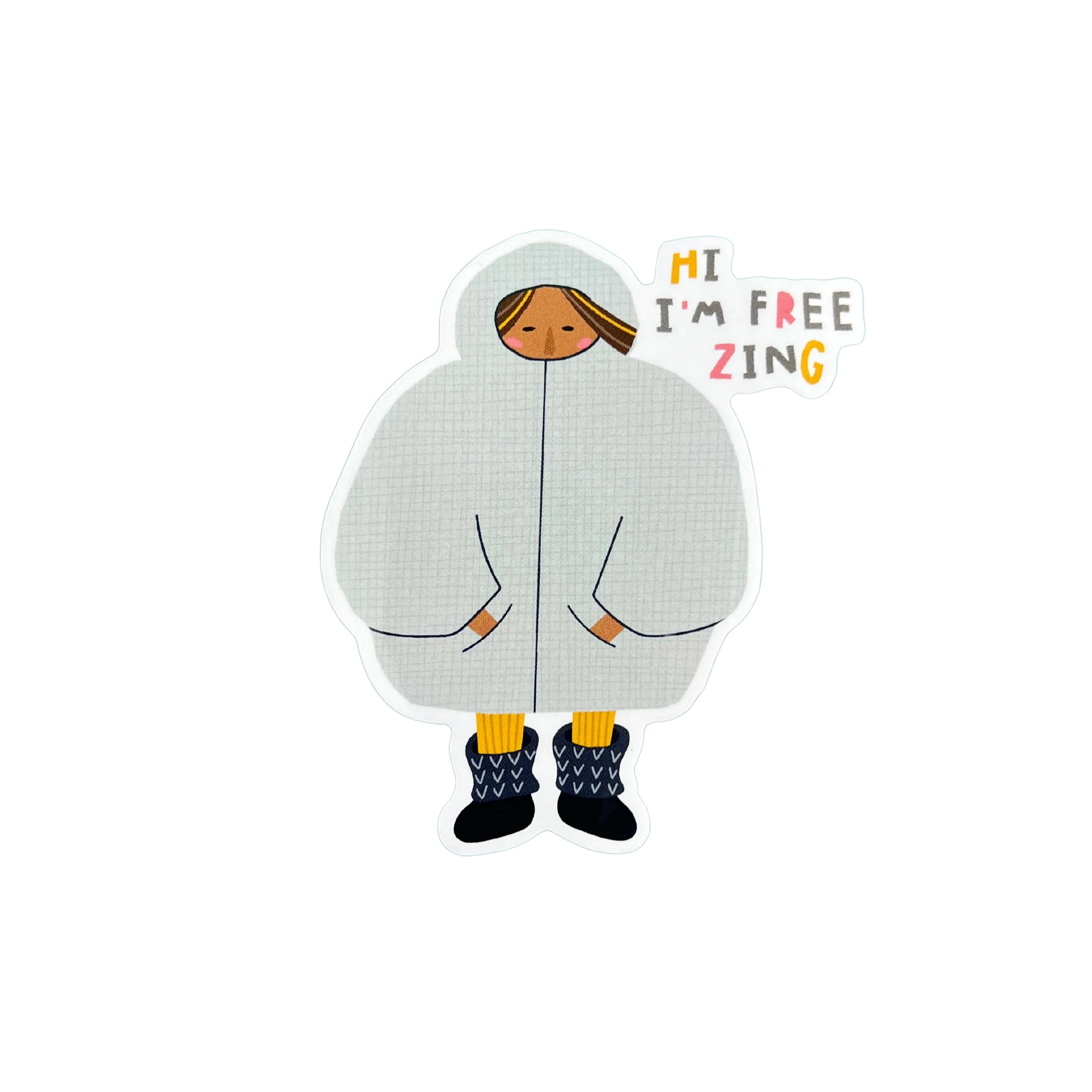 I'm Freezing Vinyl - Four Bears Sticker Club