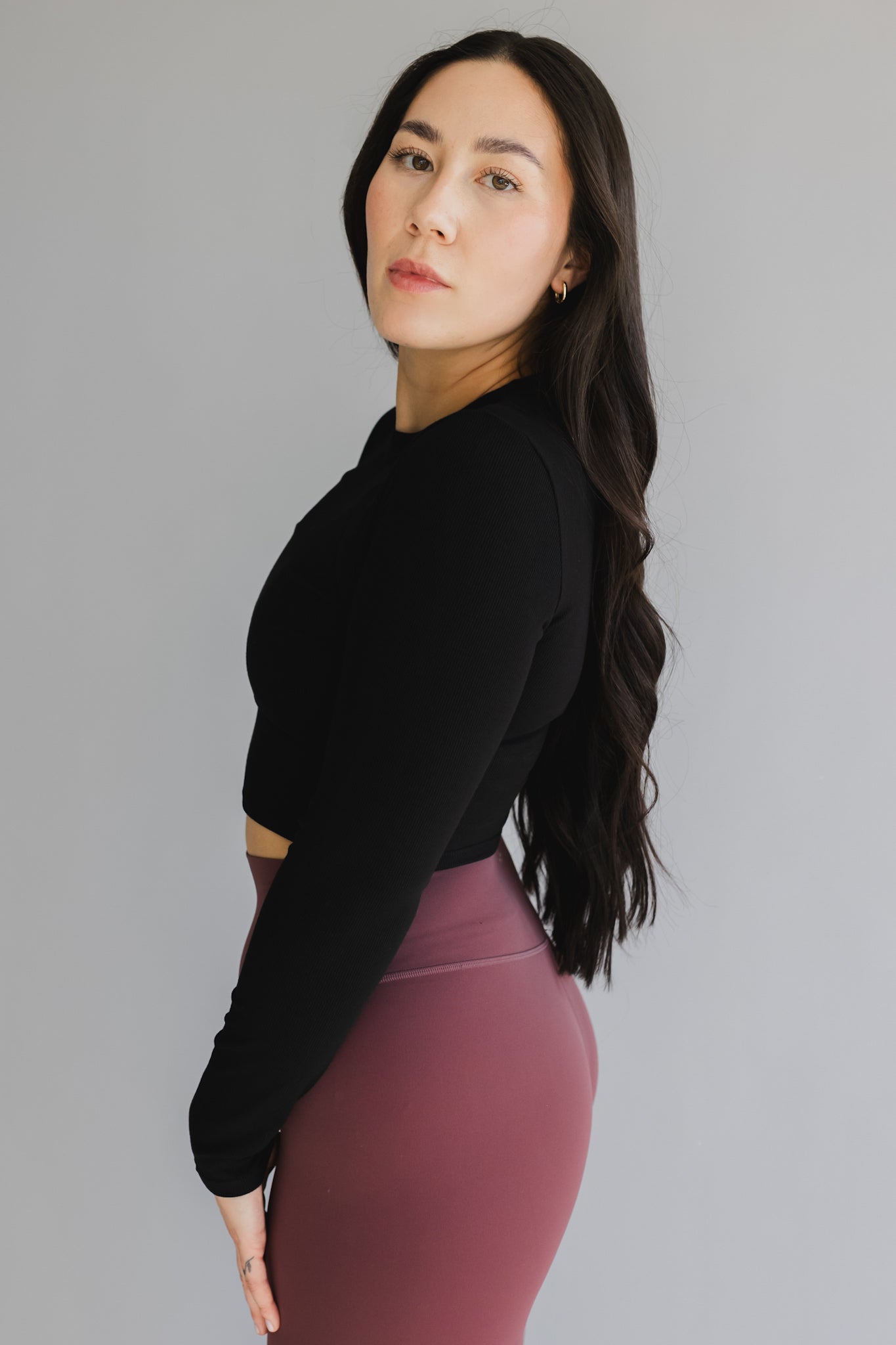 Ribbed Crew *Cropped