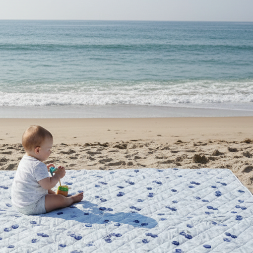 Beach & Games Tablecloth - Blueberries