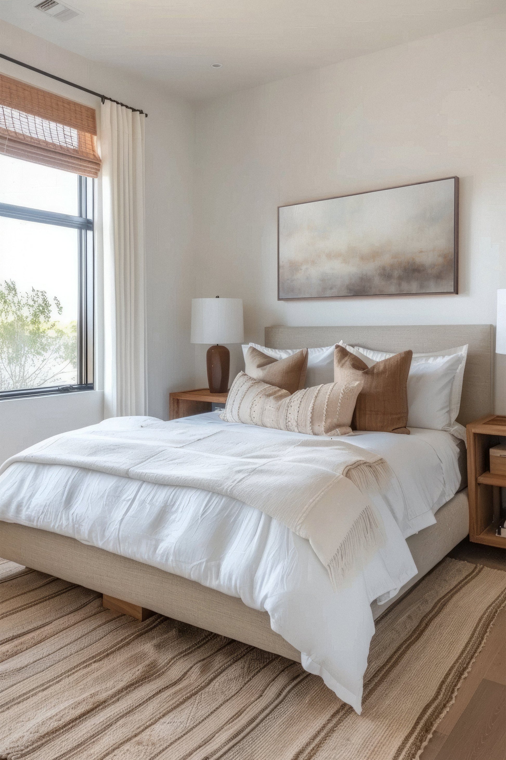 Earthen Mist, Stretched Canvas Artwork