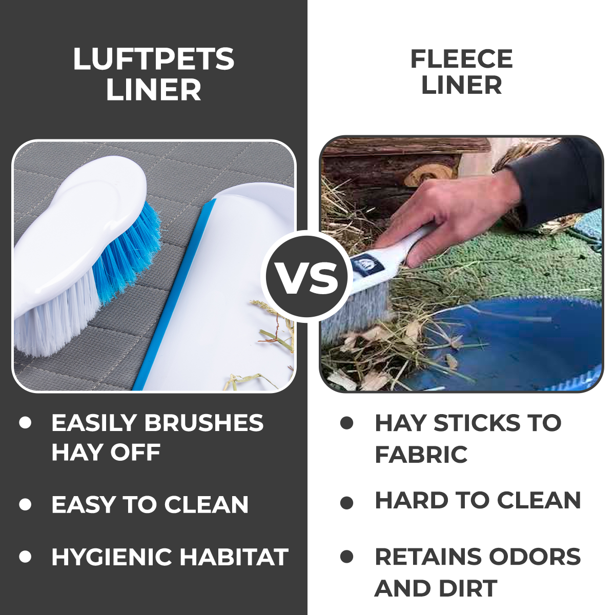 Parure de lit polaire 5 pièces pour cochon d'Inde et lapin – Parfaite pour chiens et chats