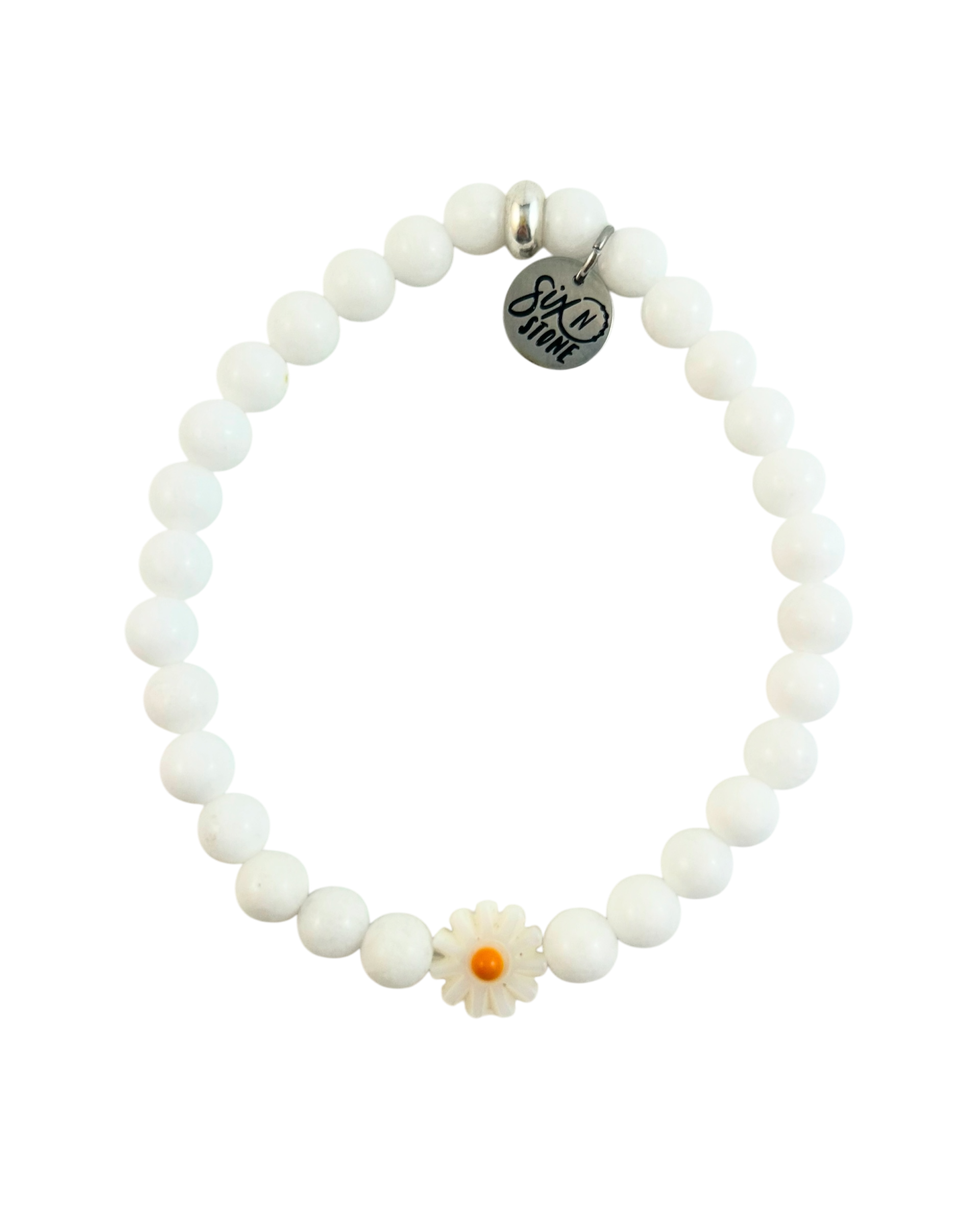 Mini Gemstone Flower Bracelet - multiple colours