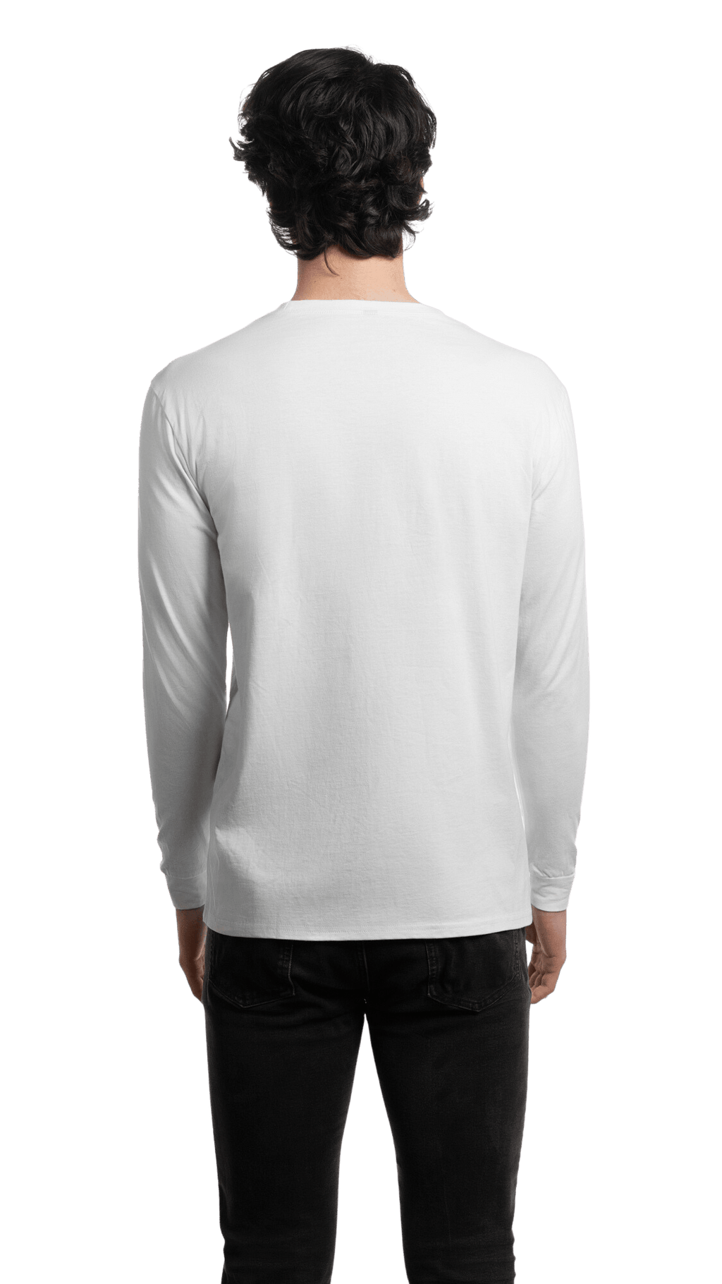 Men's Organic Cotton L/S Crew T-Shirt With Cuff