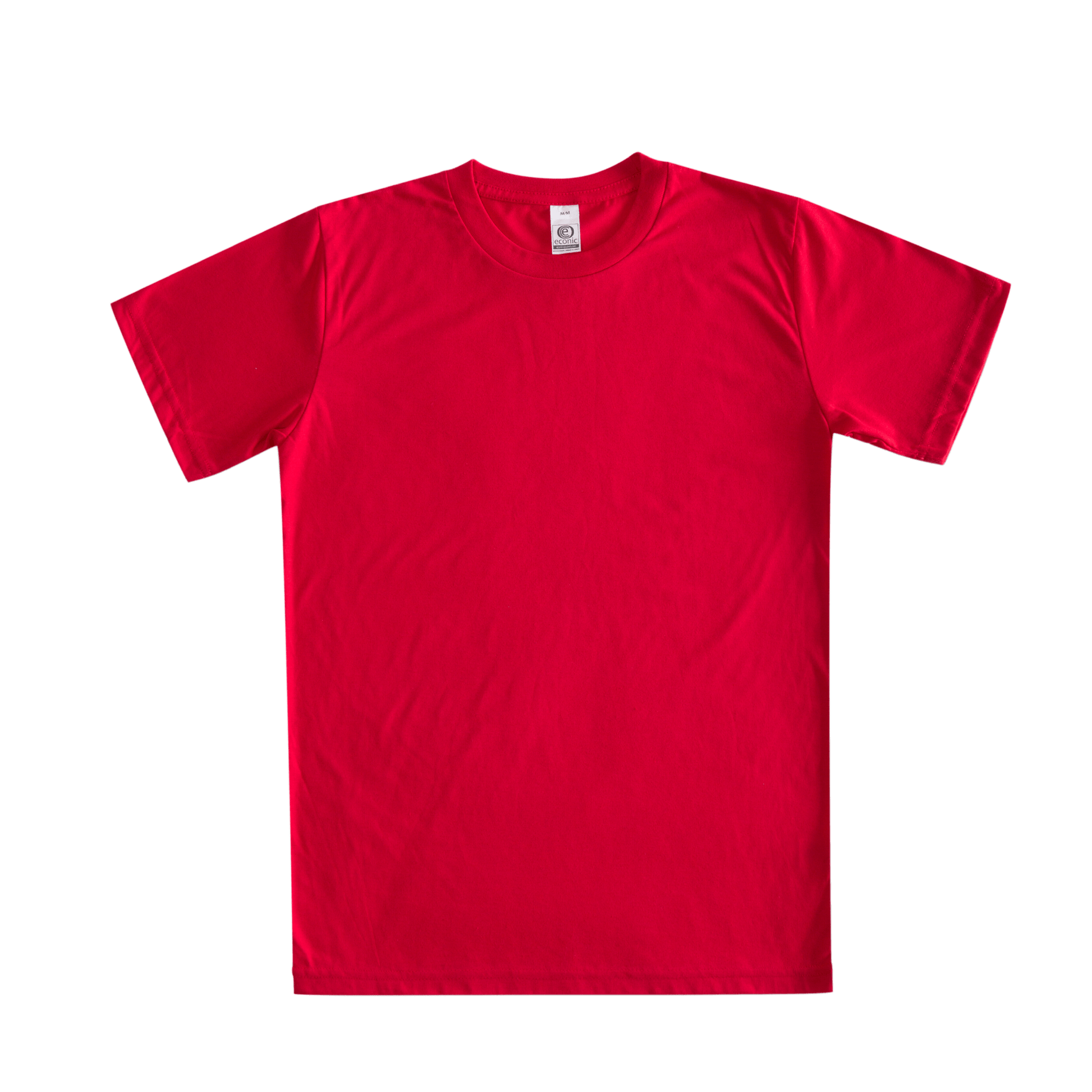 T-shirt ras du cou unisexe en mélange de coton