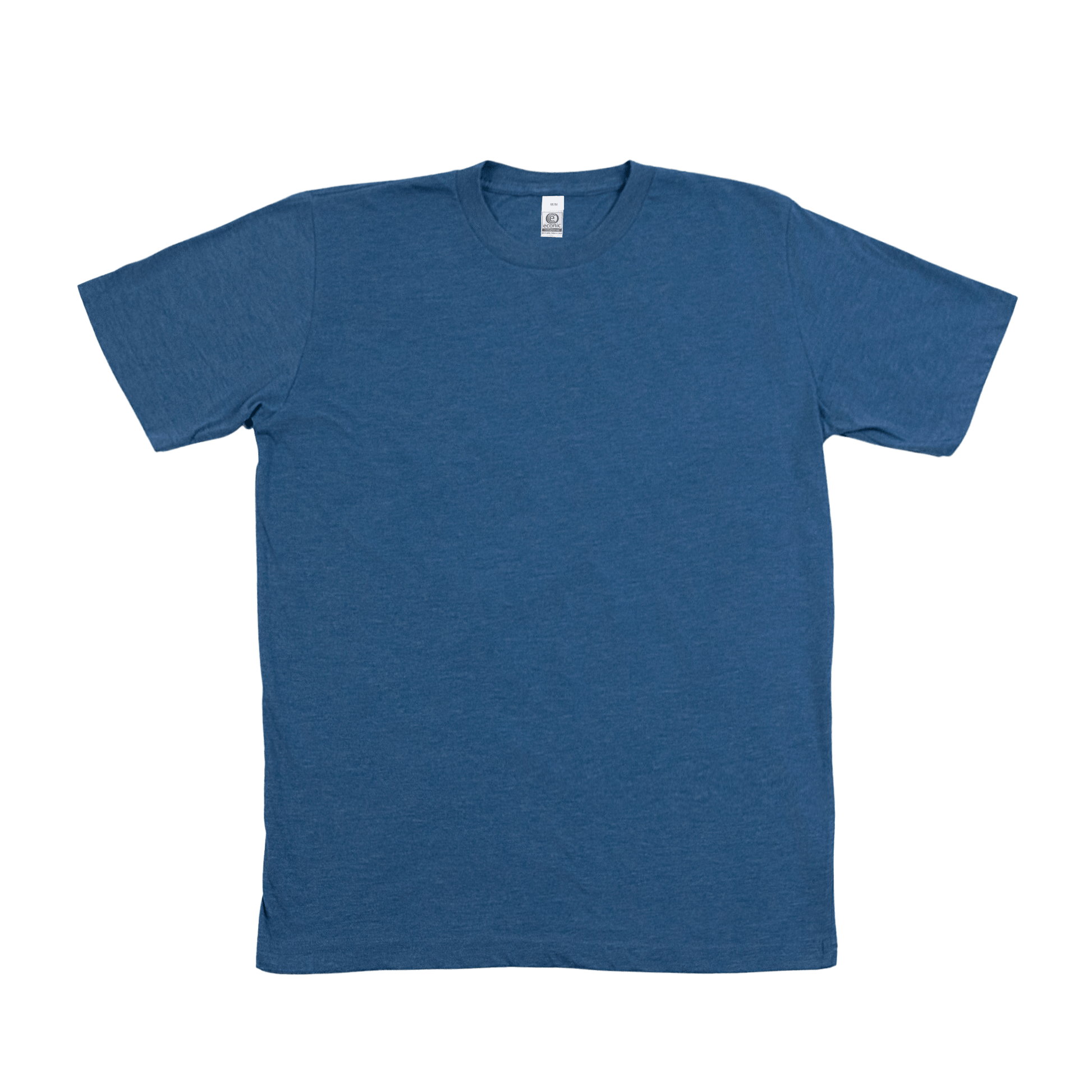 T-shirt ras du cou unisexe en mélange de coton