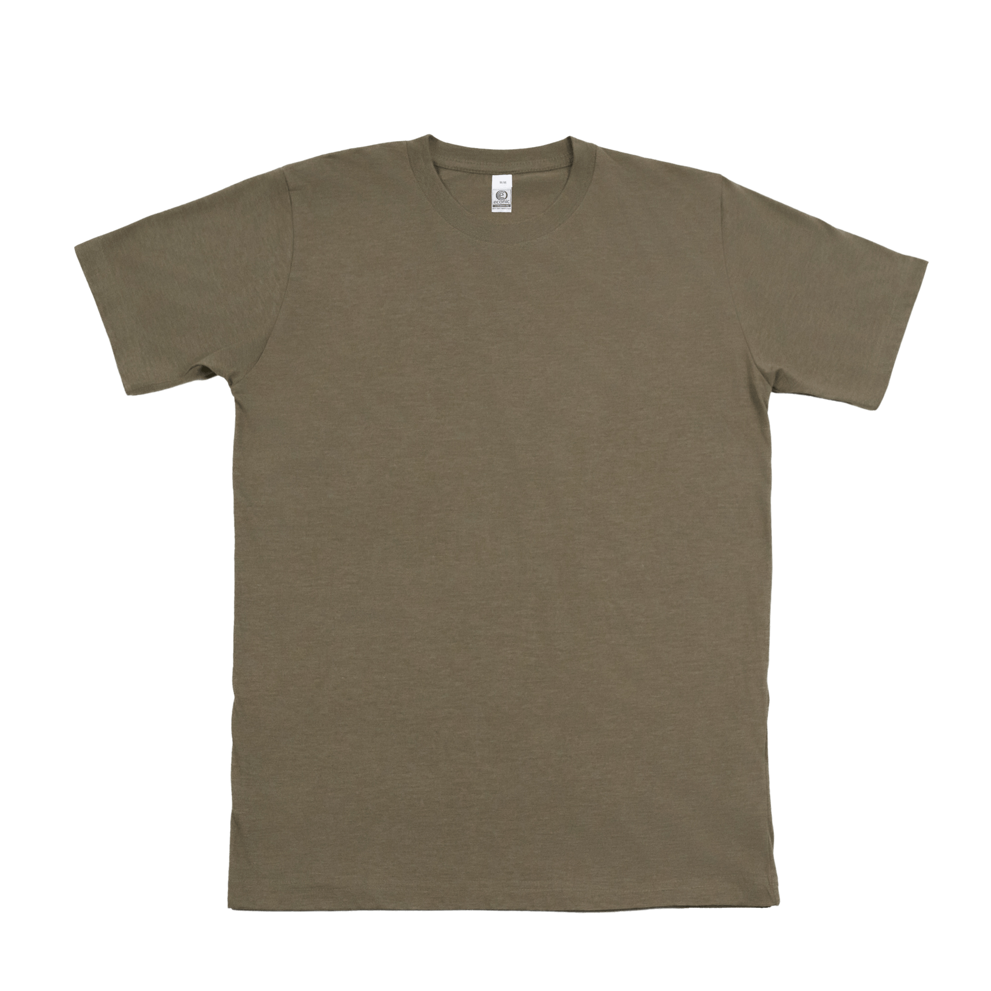 T-shirt ras du cou unisexe en mélange de coton