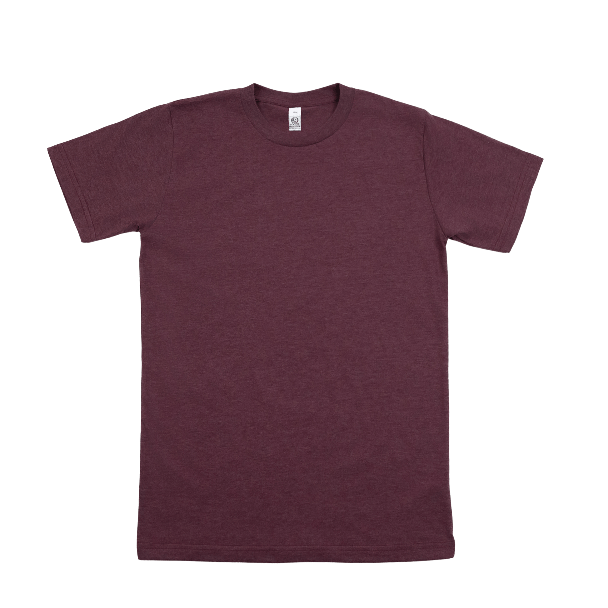T-shirt ras du cou unisexe en mélange de coton