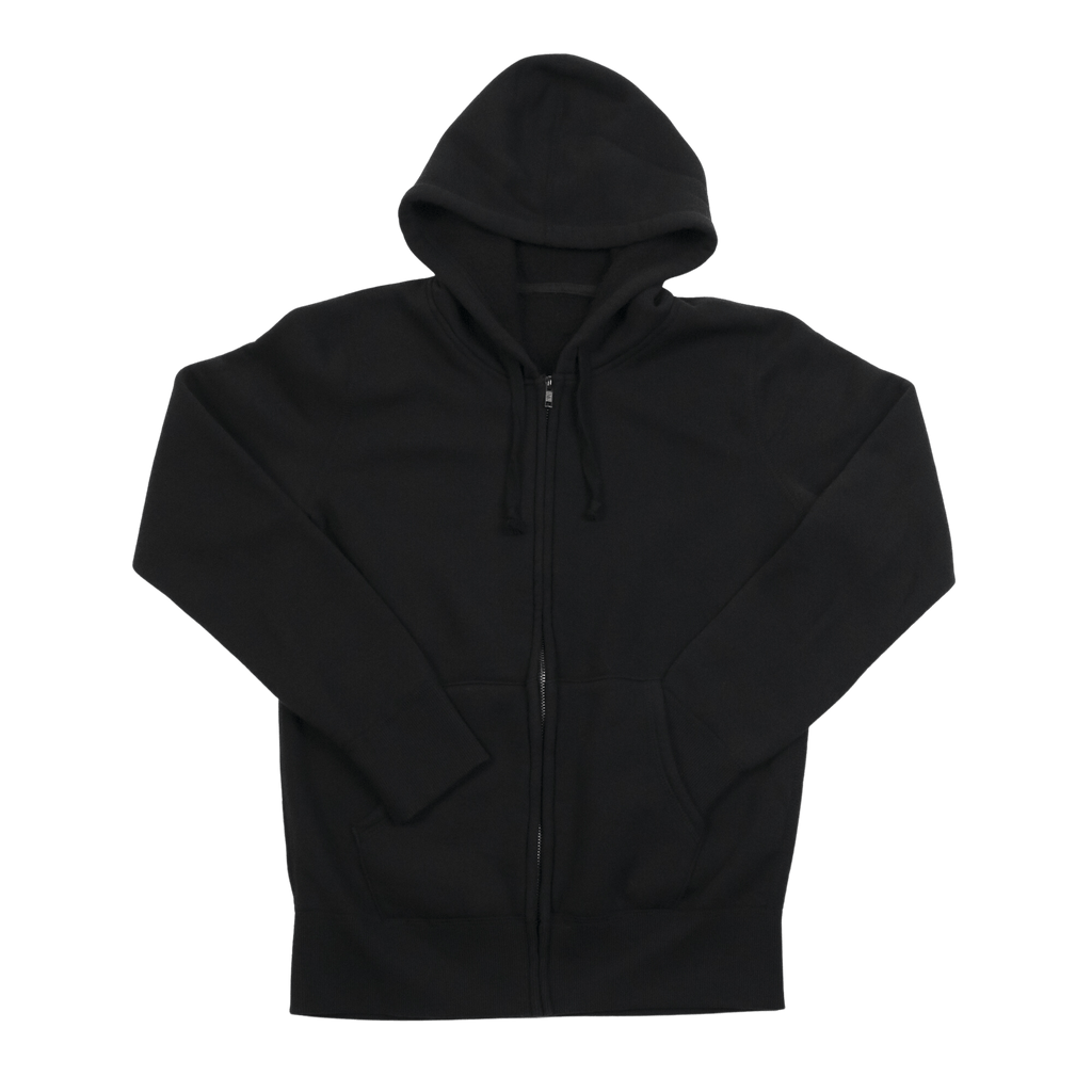 Sweat à capuche zippé en polaire pour homme