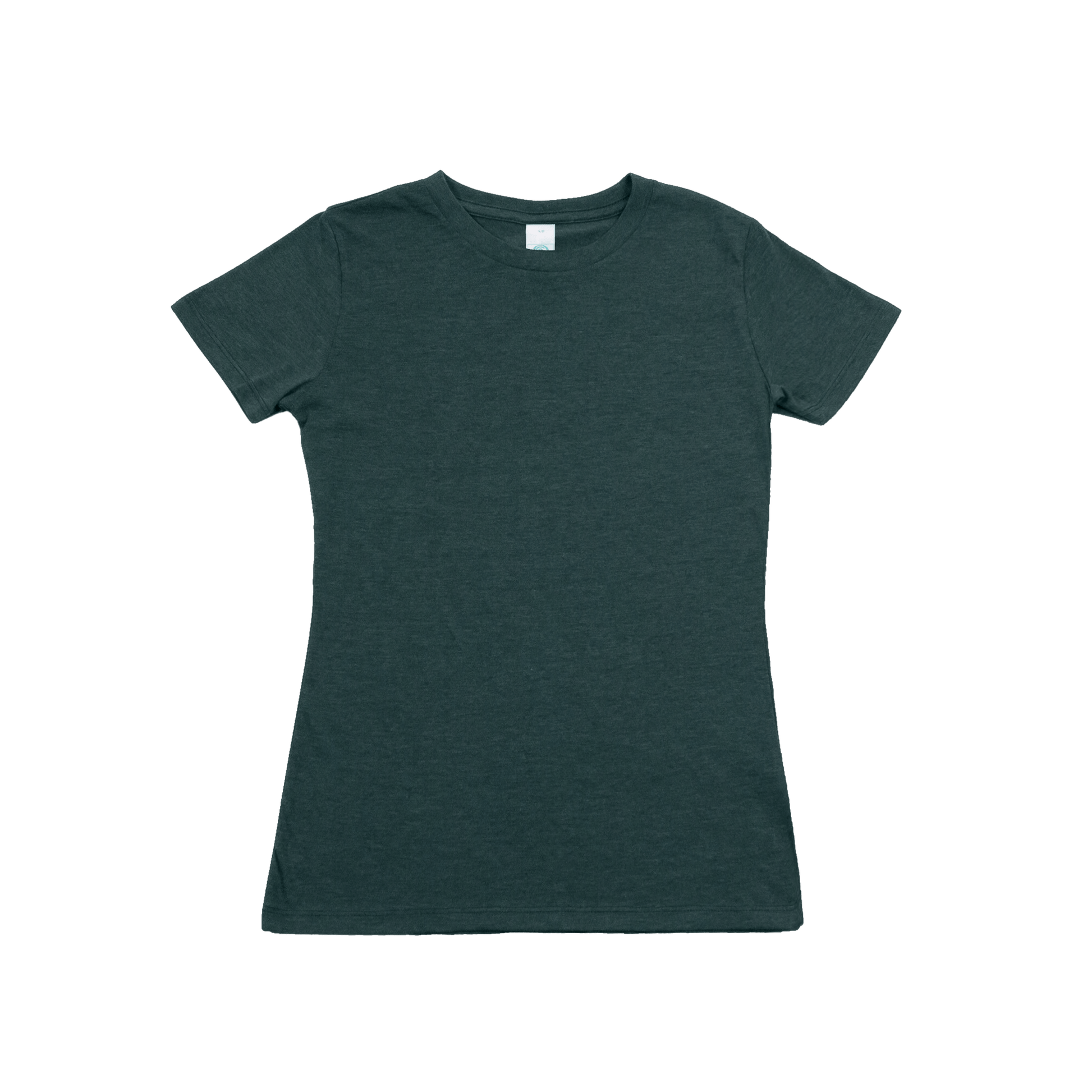 T-shirt ras du cou mélangé pour femme