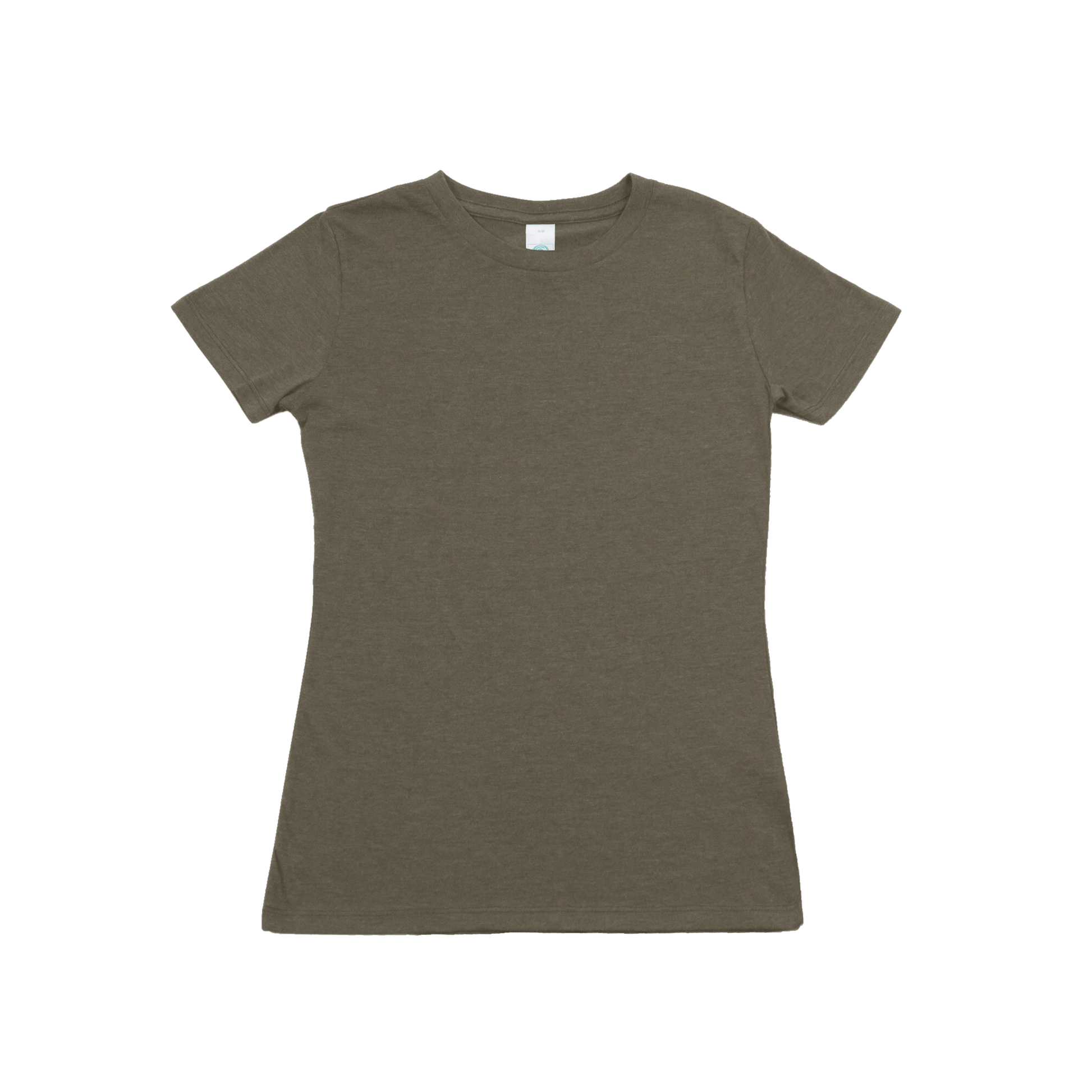 T-shirt ras du cou mélangé pour femme