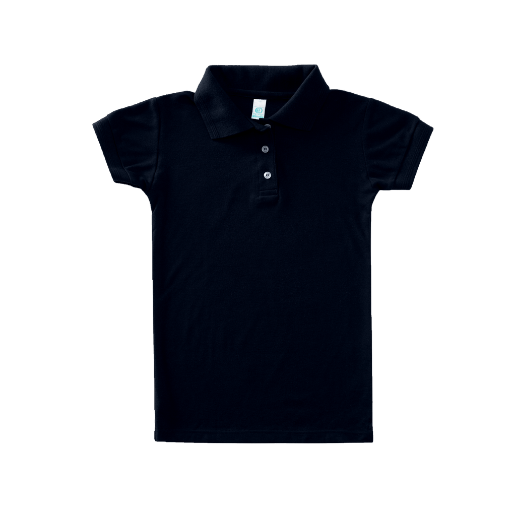 Polo en piqué mélangé pour femme