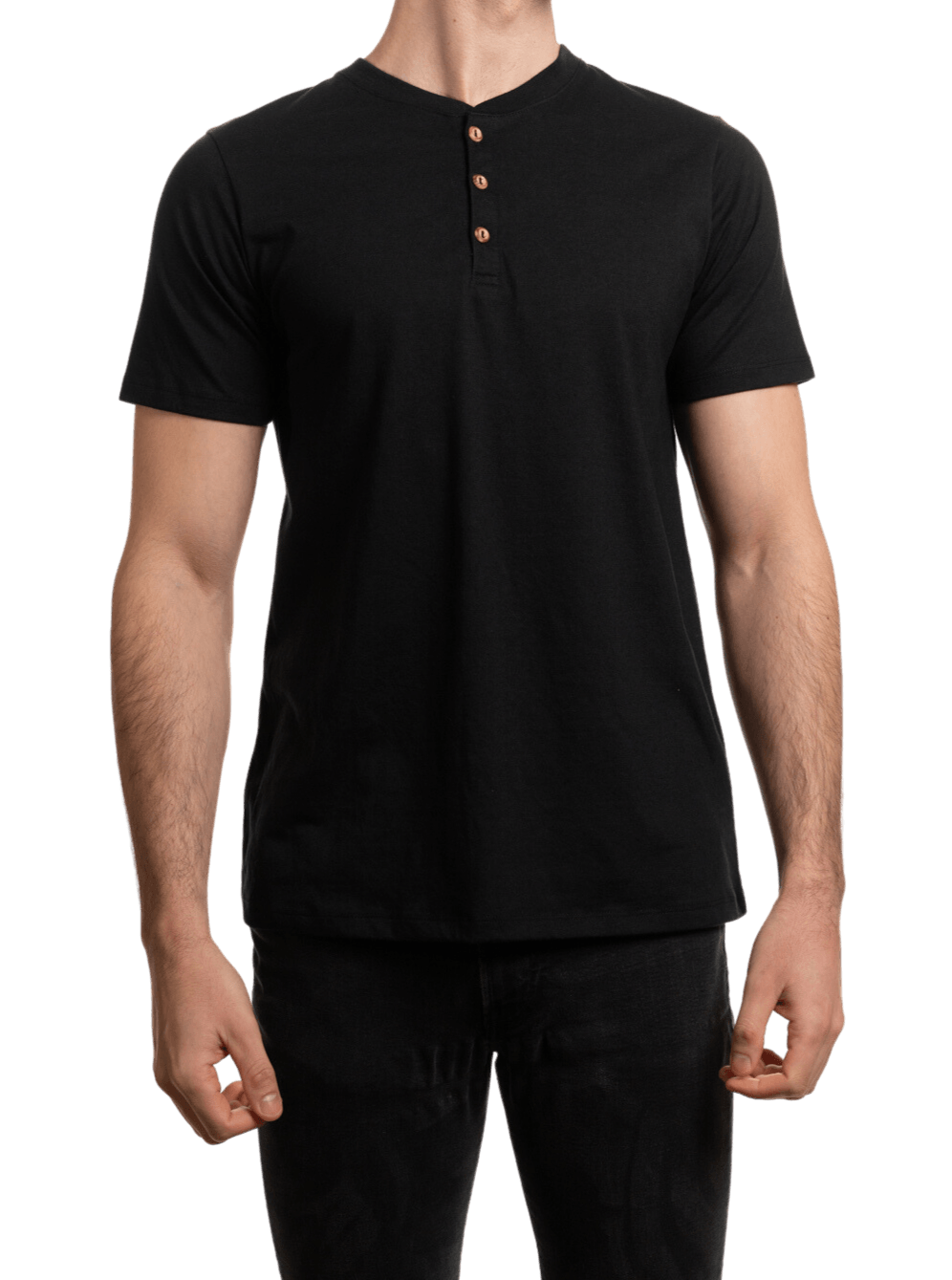 Men's Short Sleeve Henley