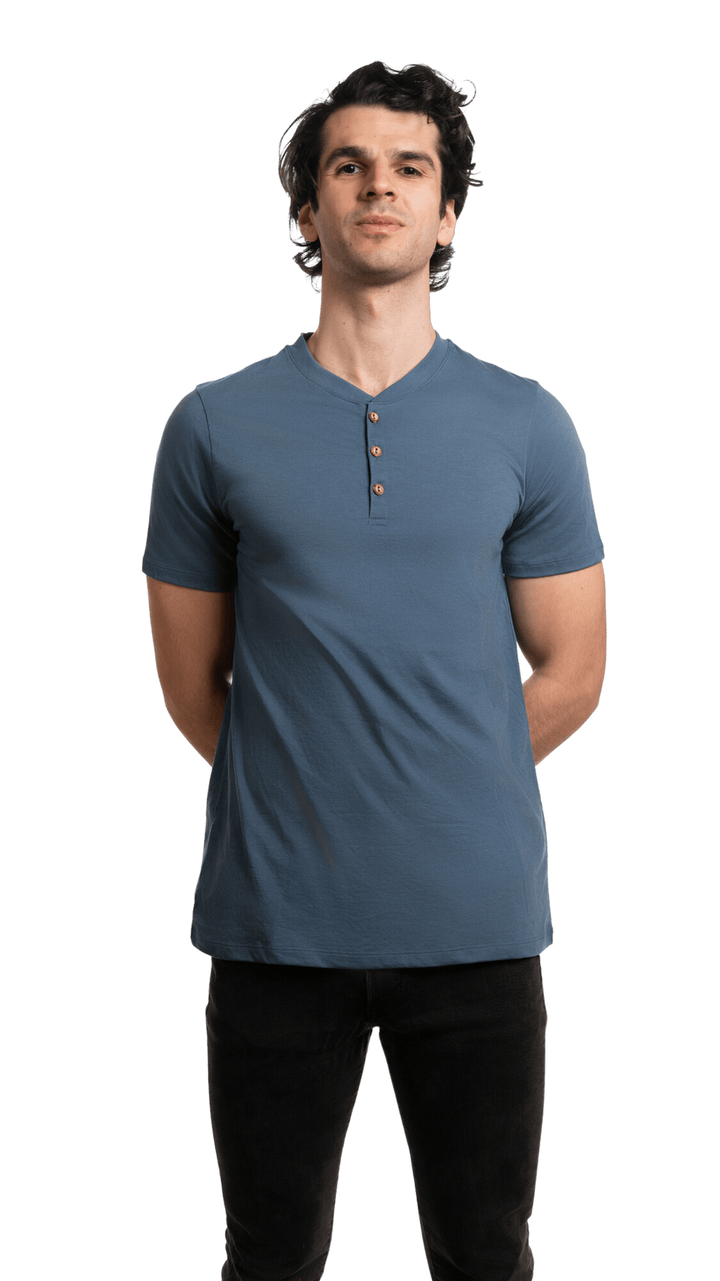 Men's Short Sleeve Henley
