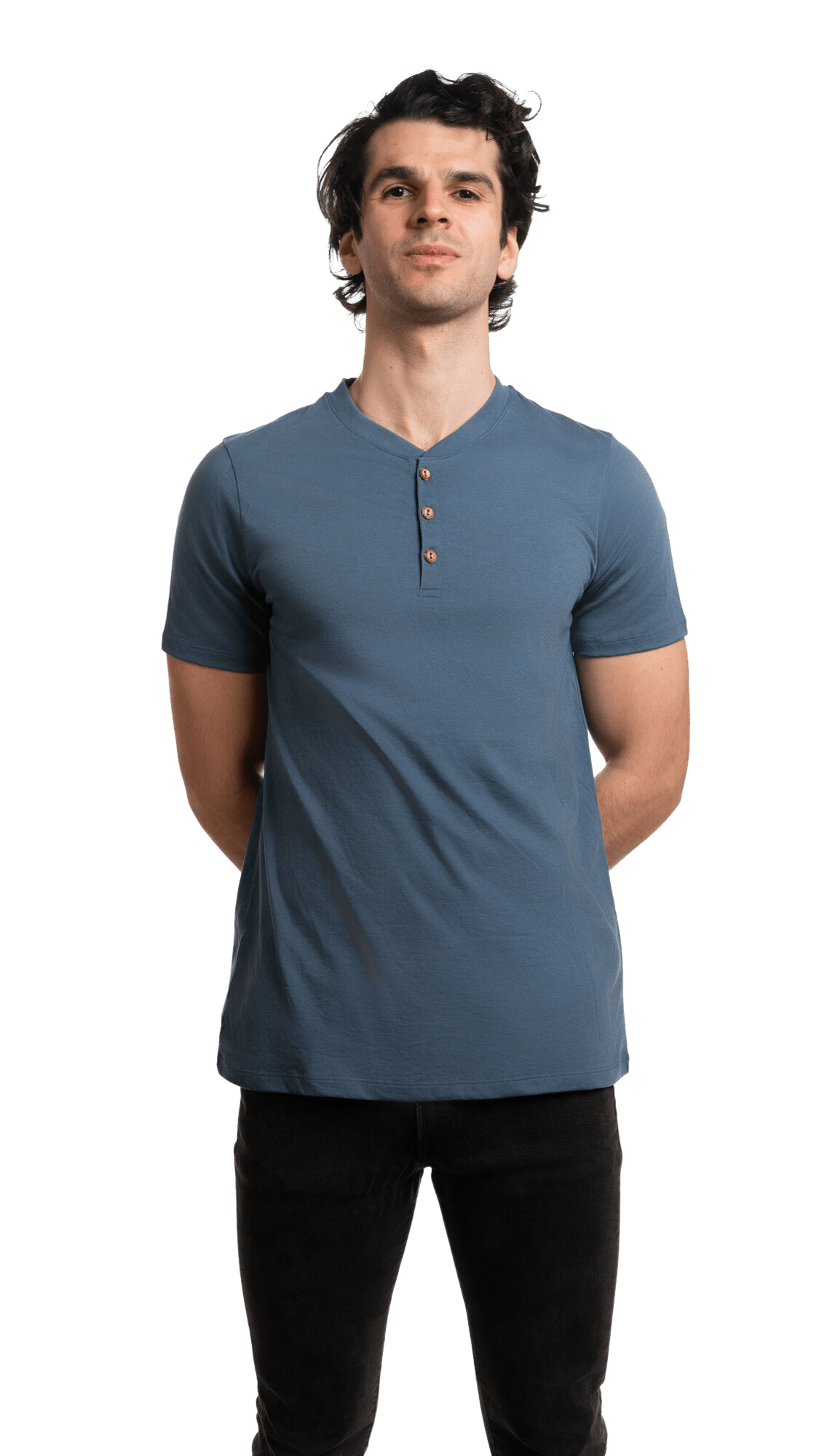 Men's Short Sleeve Henley