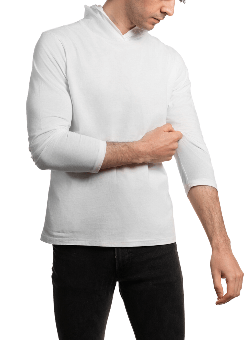 Sweat à capuche en jersey pour homme