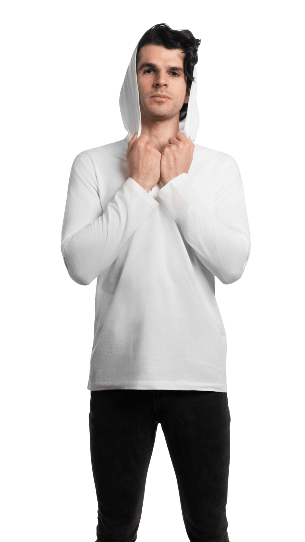 Men's Jersey Hoodie Henley