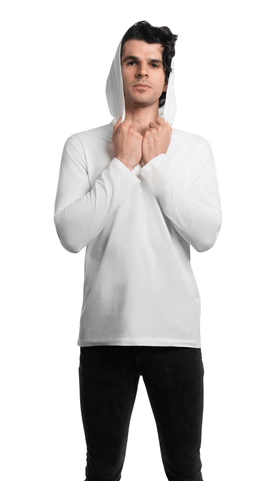 Men's Jersey Hoodie Henley