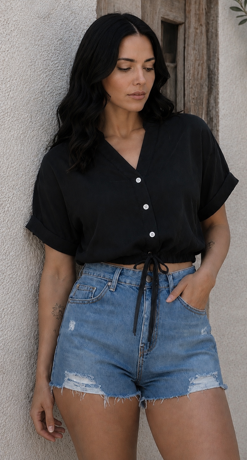 Popsicle Shirt - Black