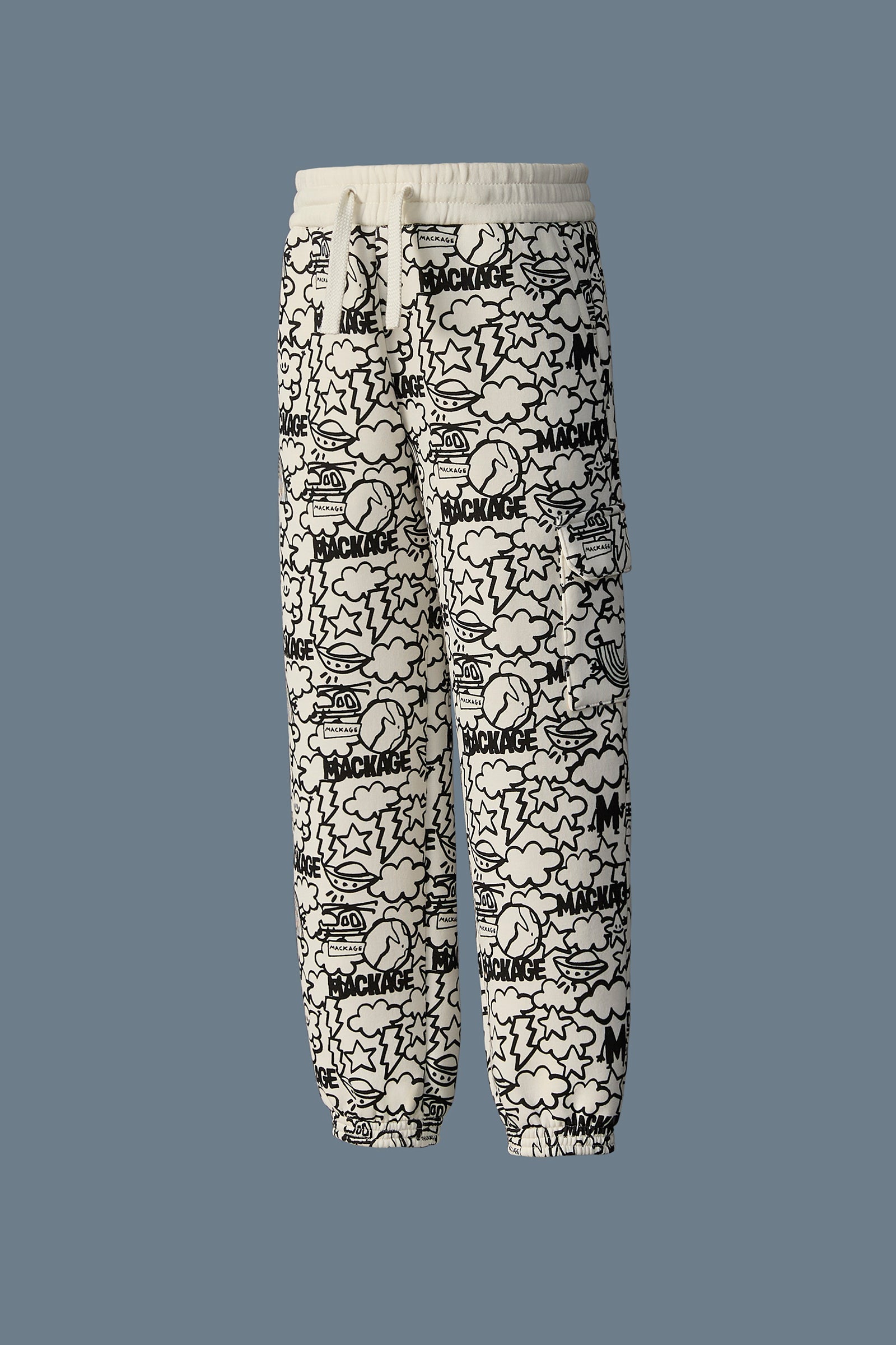 ARCHER-PR Double-Face Jersey Graphic Sweatpants for Kids (8-14 years)