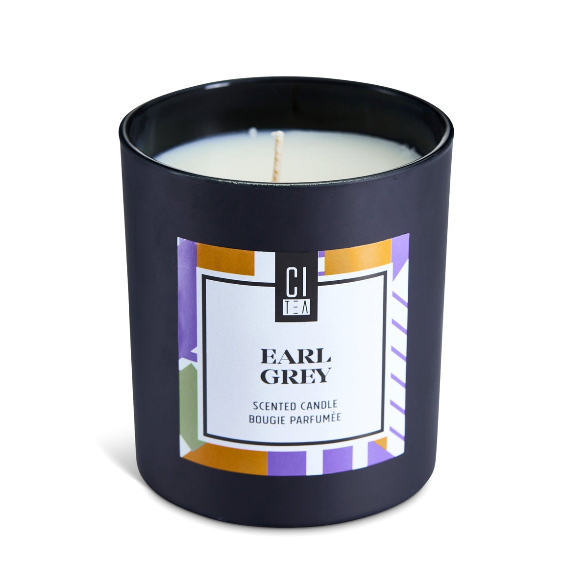 Earl Grey tea scent Soy Wax Candle - Bergamot & Rose - 8 oz