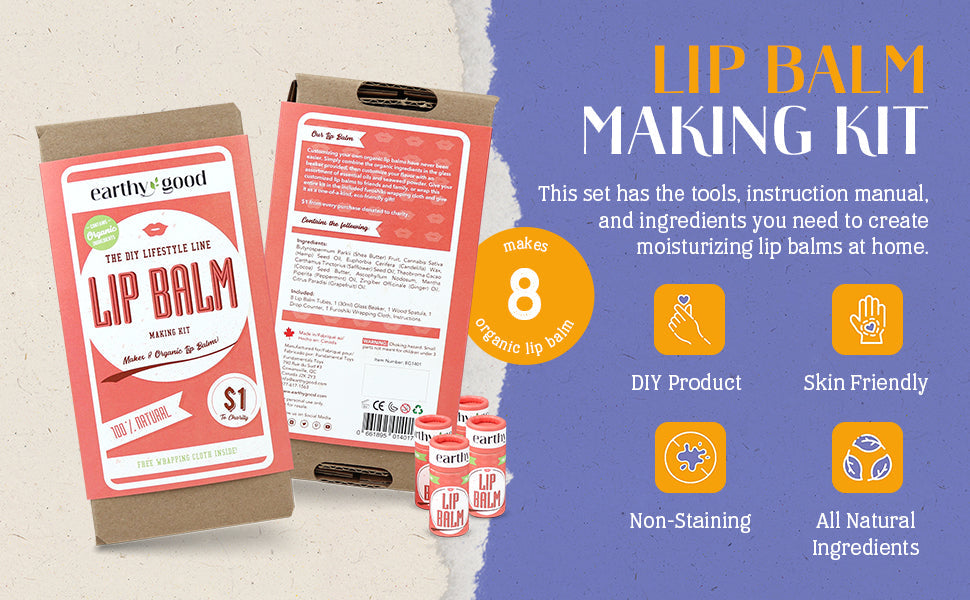 DIY Lip Balm Making Kit for Adults