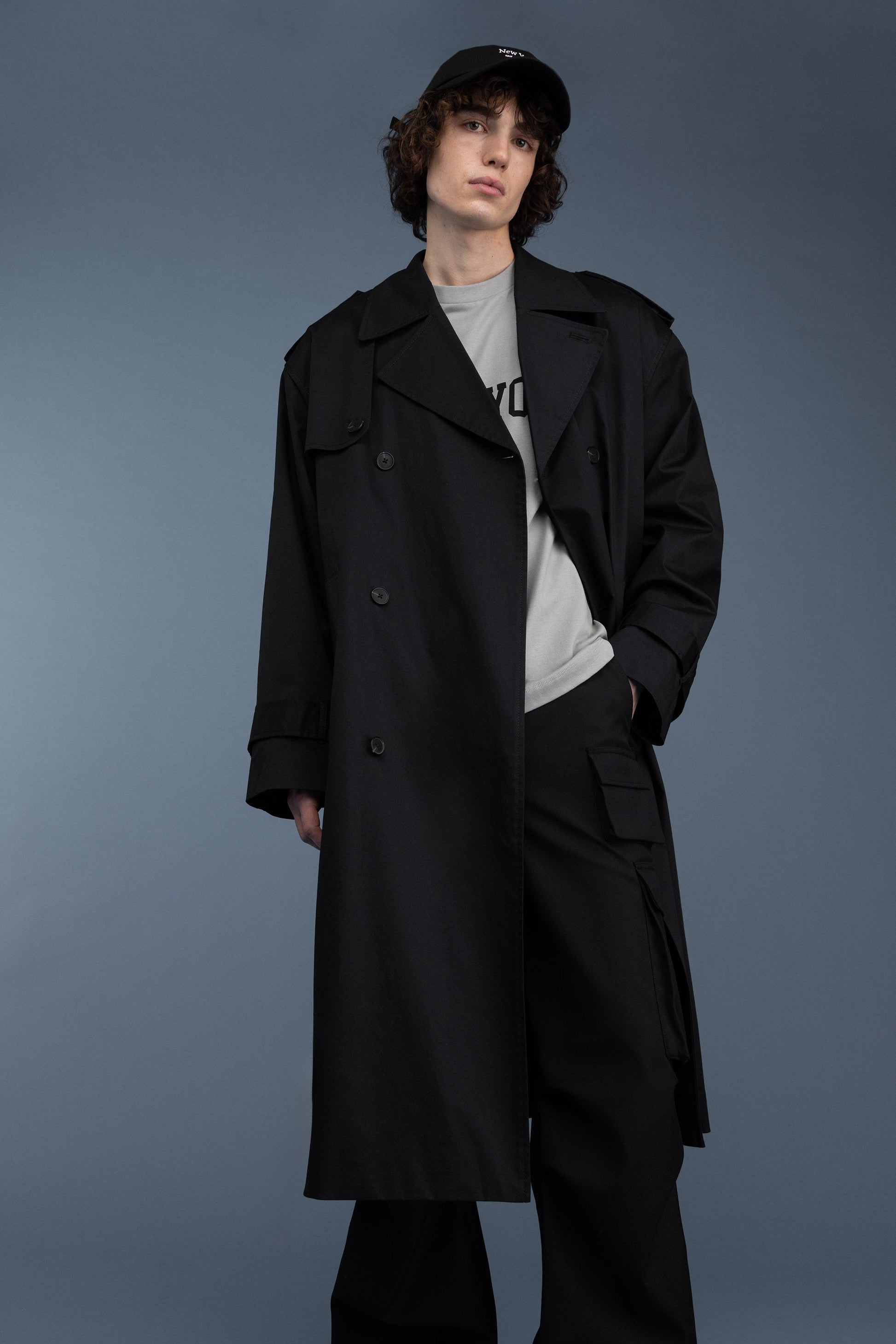 WATER REPELLENT COTTON TRENCH COAT