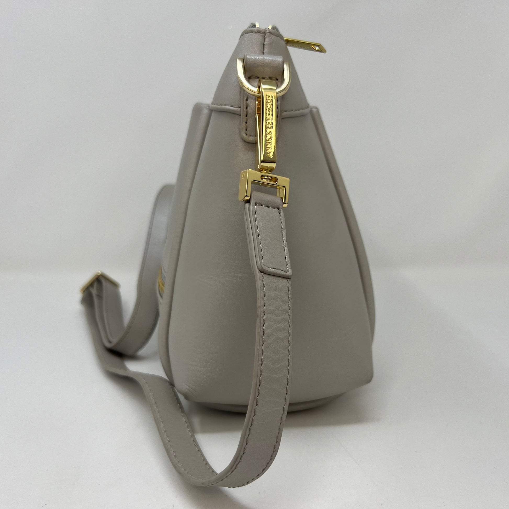 Beaded Leather Shoulder Bag, Elena
