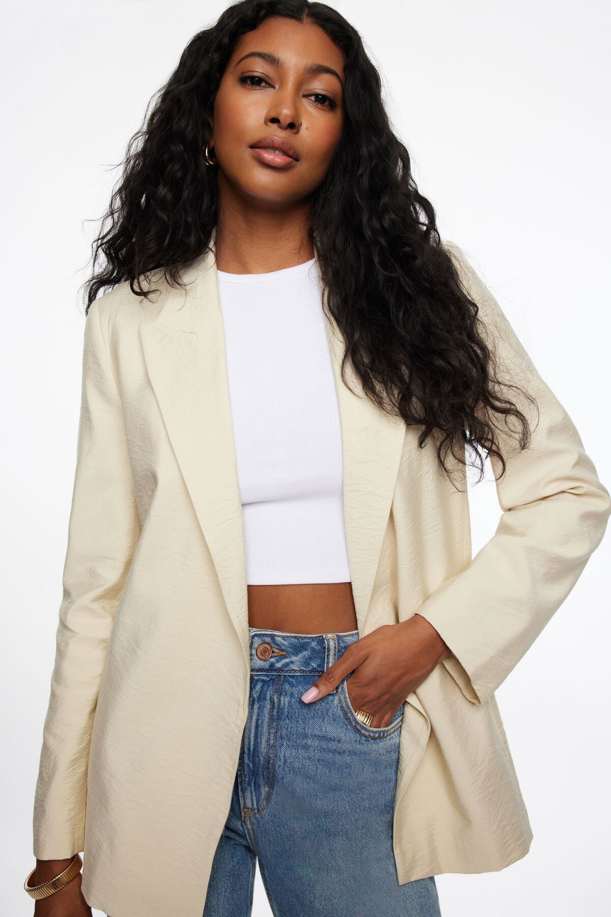 Blazer ouvert décontracté Athena