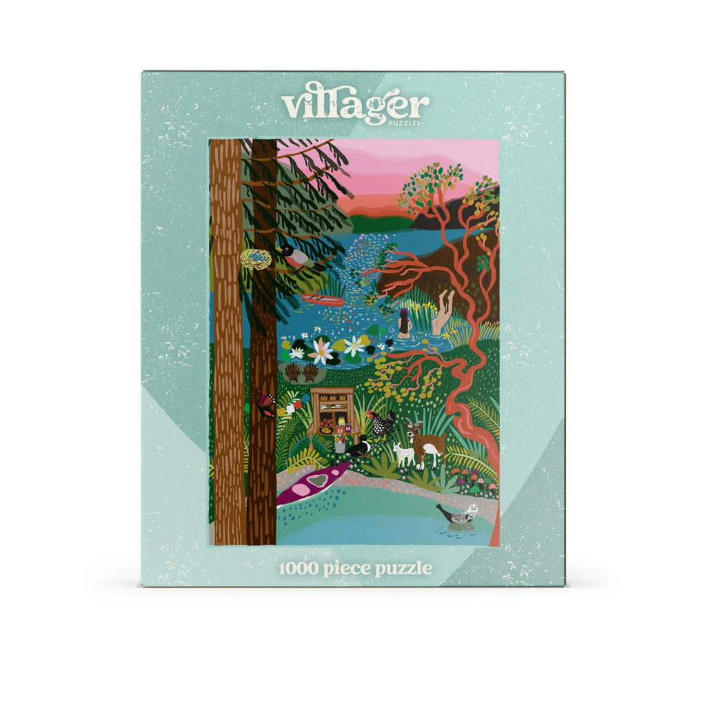 Salt Spring Island Swim | 1000-Piece Puzzle for Adults | Designed in Canada by Anja Jane