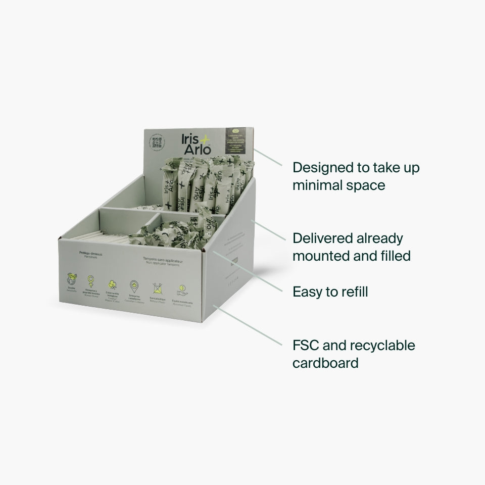 Cardboard Countertop Dispenser, 4 products