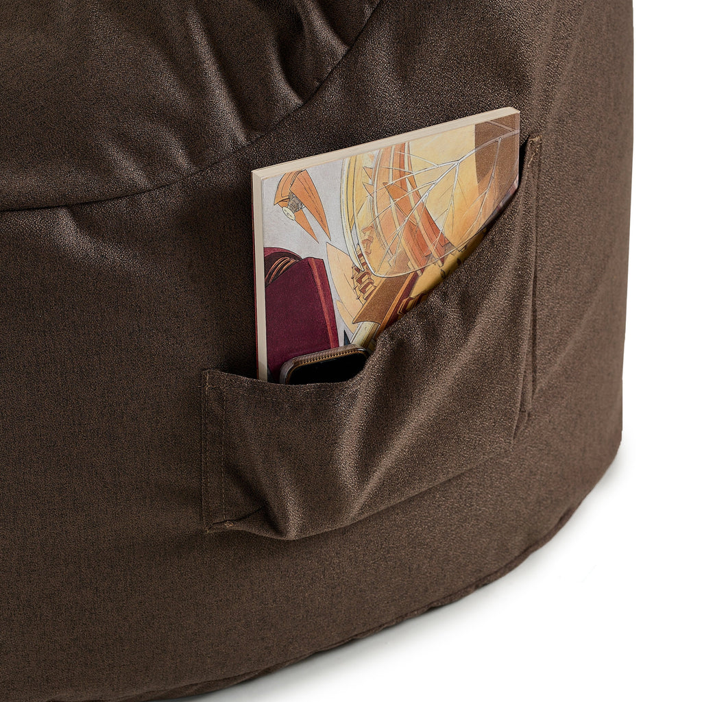 Adult Ergo Bean Bag - Sepia