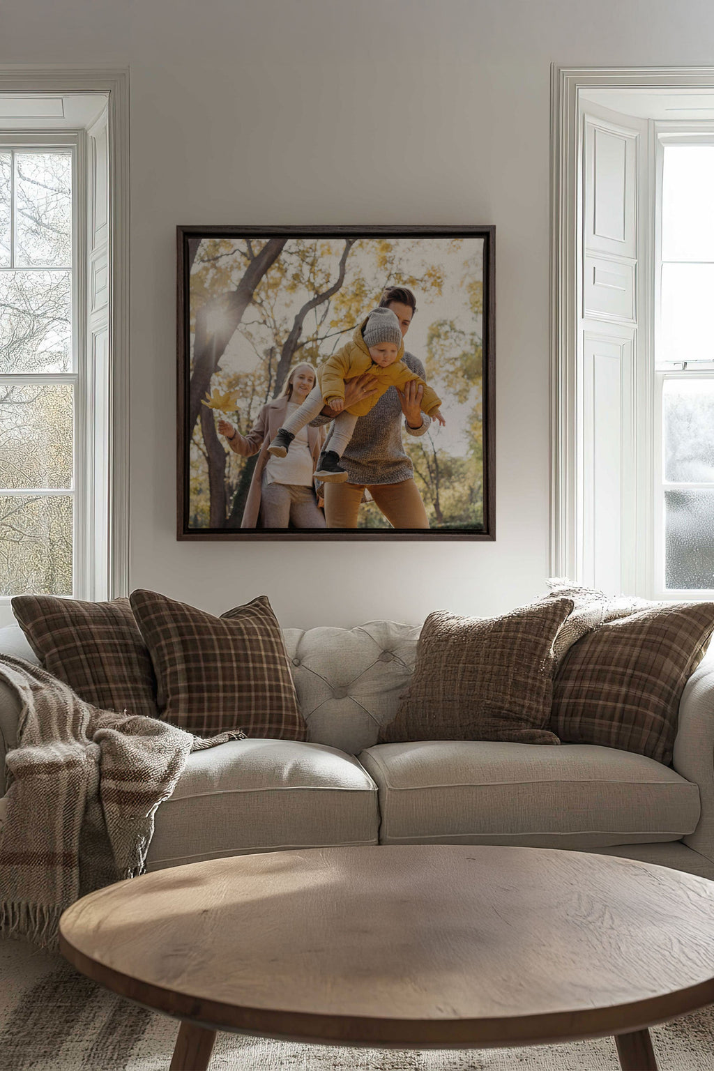 Custom Square Stretched Canvas (with Frame)