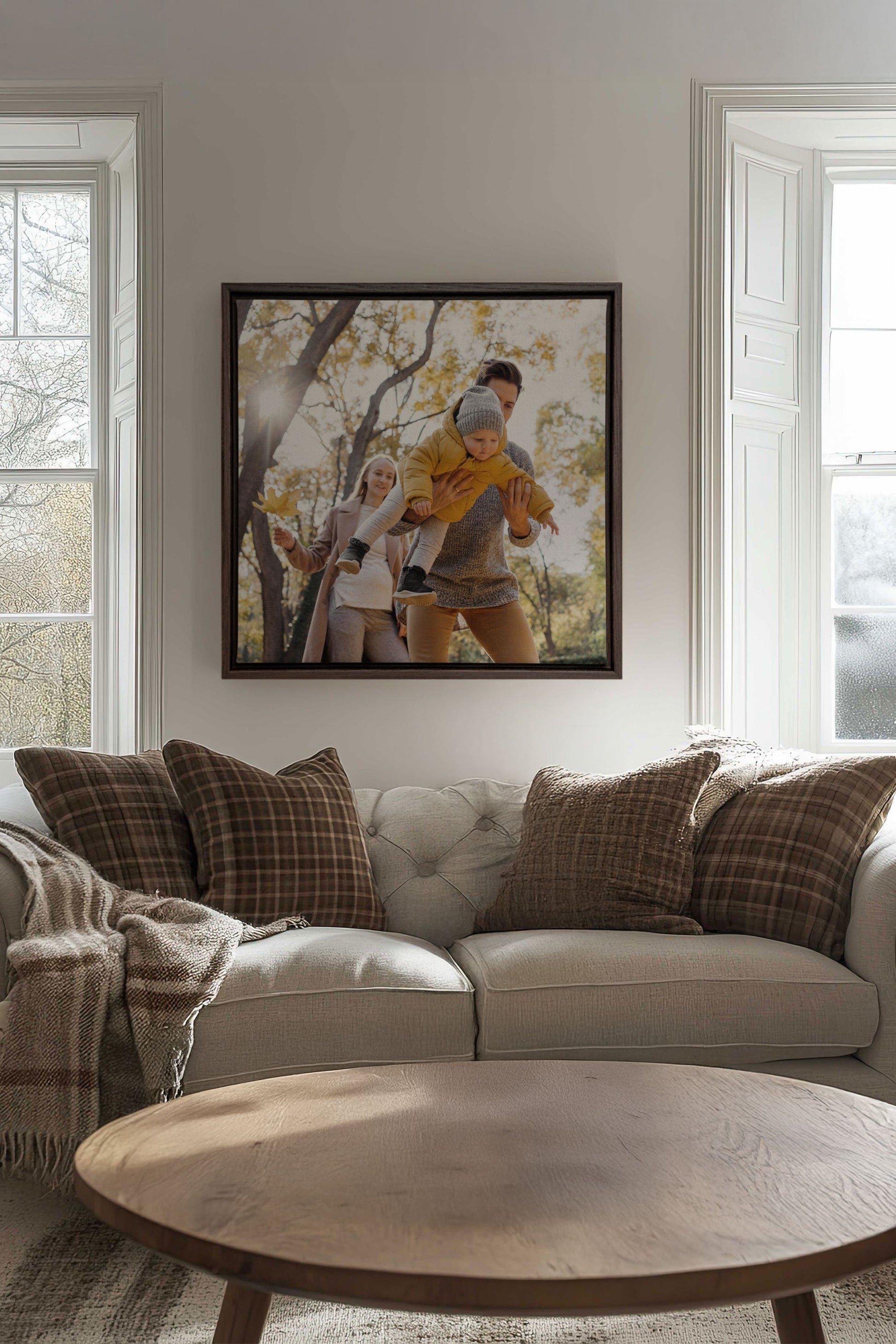 Custom Square Stretched Canvas (with Frame)