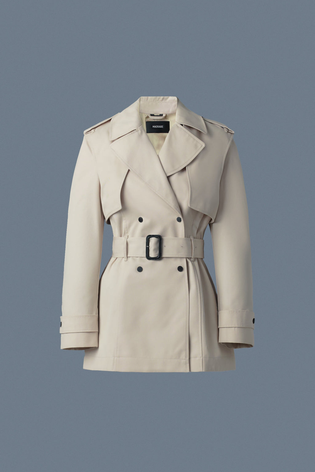 ADVA Mid-Length Buckled Belt Trench