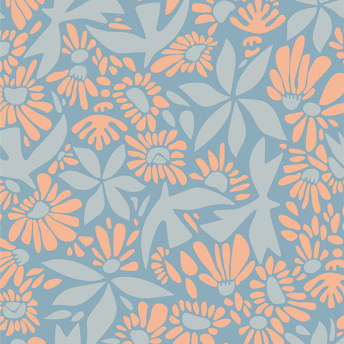 AGF Evolve; Evolve Cerulean, 1/4 yard