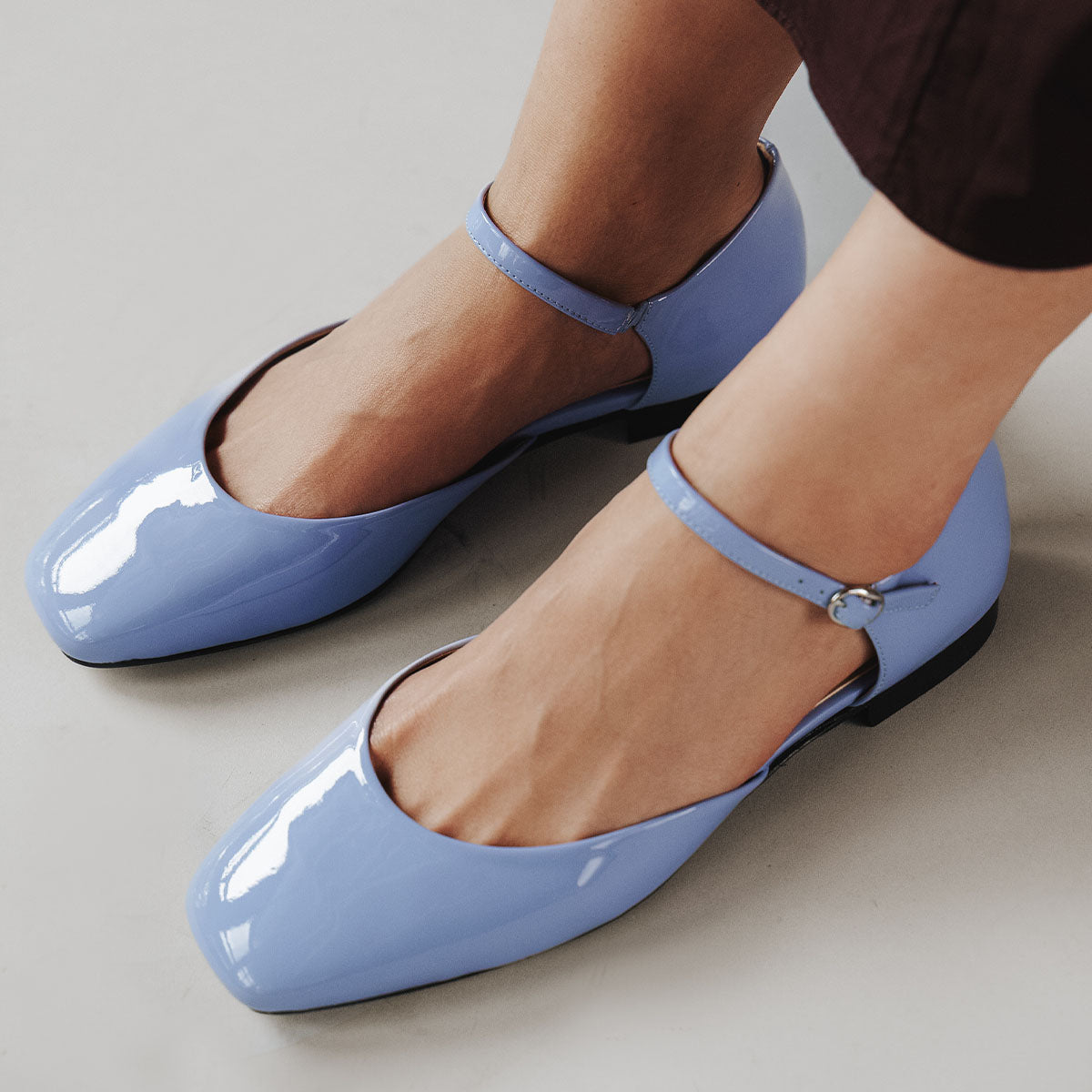 The Gallery Mary Jane Cornflower Patent