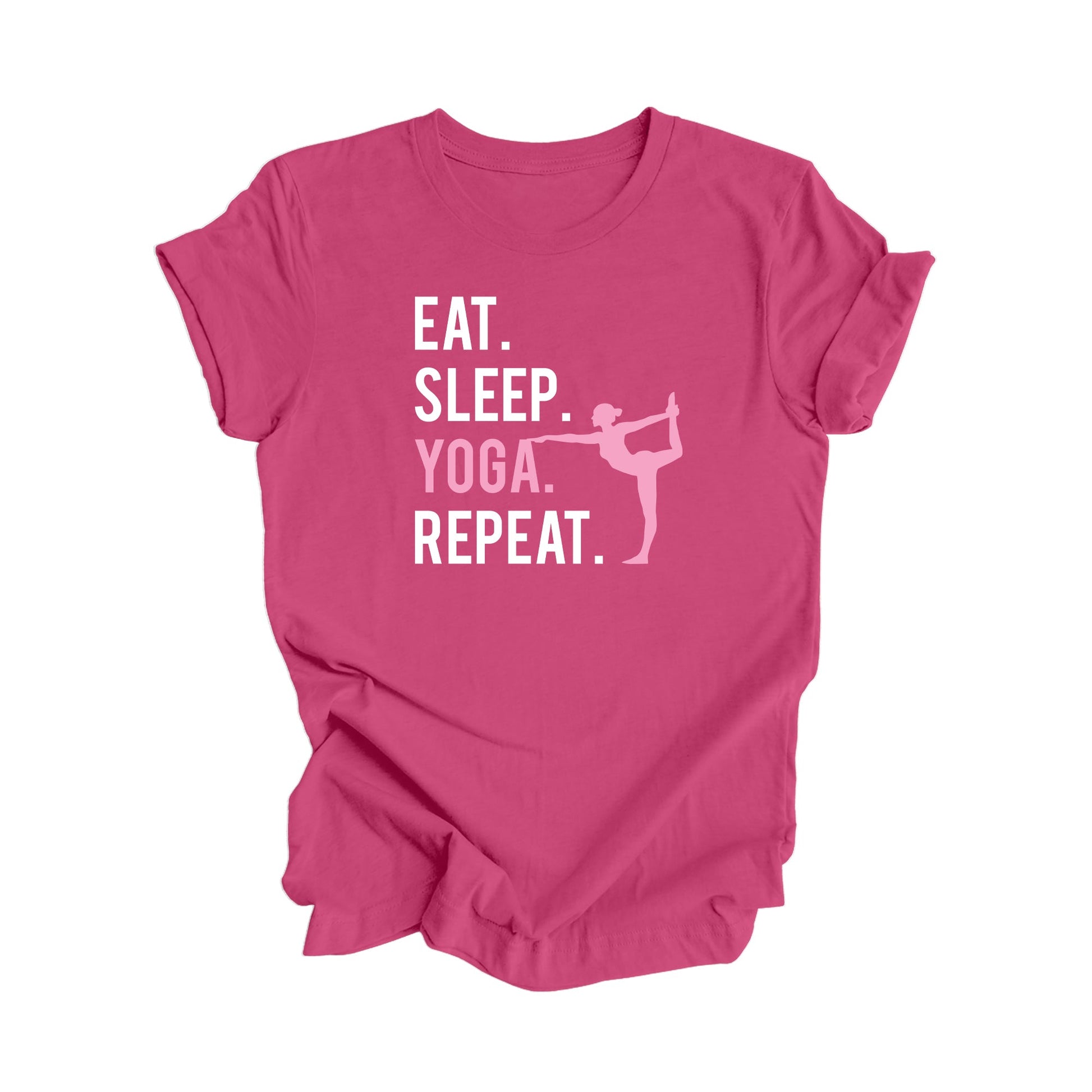 Eat Sleep Yoga Repeat - Yoga Gift, Meditation Shirt, Yoga T-shirt, Yoga Lover Gift,  Yoga Teacher Shirt, Wellness Shirt, Self Care Shirt - Inspired X
